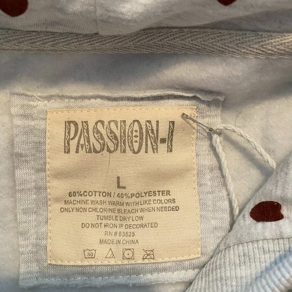 Passion I - Love Vegas Zippered Hoodie NWT - Picture 8 of 8